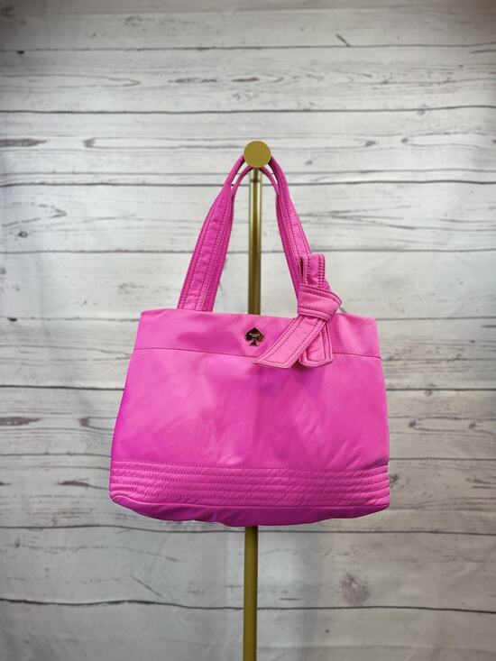 kate spade new york Handbags - Kate Spade New York Hot Pink Nylon Tote Bag Bow Accent Shoulder Purse